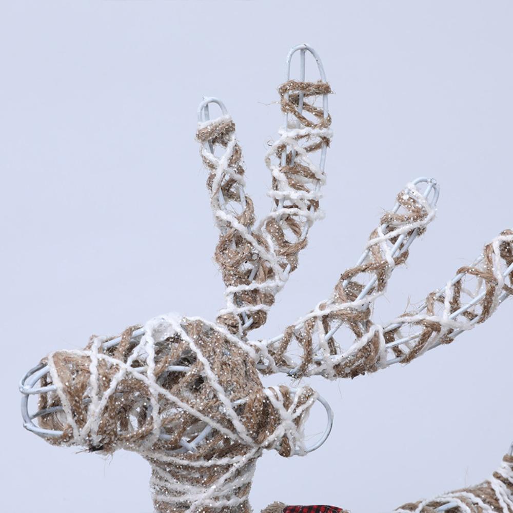 Рождественские украшения, светящиеся фигурки лосей, торговые центры, витрины, украшения для рождественской елки