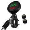 TPMS Motorcycle Tire Pressure Sensor, Real-time Tire Pressure Monitor, Portable Detection System, Supports Smartphone