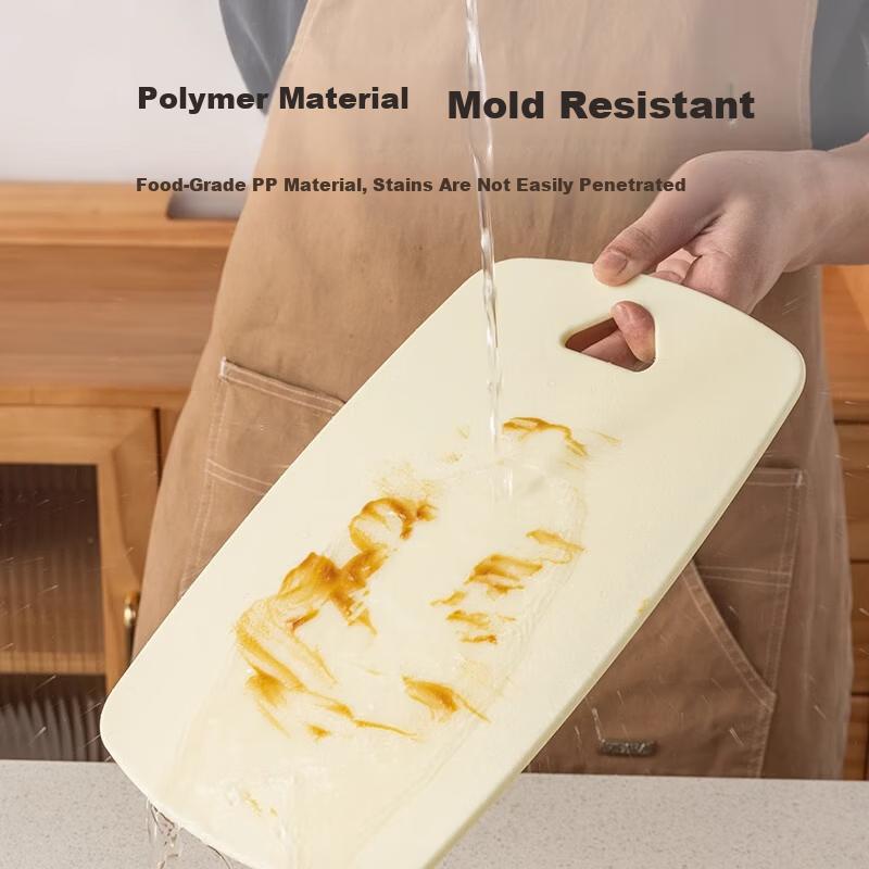 CaROTE Antibacterial and Mildew-Resistant Double-Sided Plastic Cutting Board for Fruits and Baby Food Preparation
