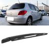 Rear Wiper Arm Blade Set High-Tensile Spring Replacement for Peugeot 307 2000-2012 All-Weather Proof Windshield Cleaner