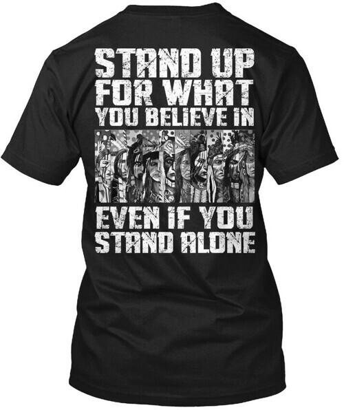Native American Stand Up Proud For What You Made in USA S-5XL Unisex T-Shirt