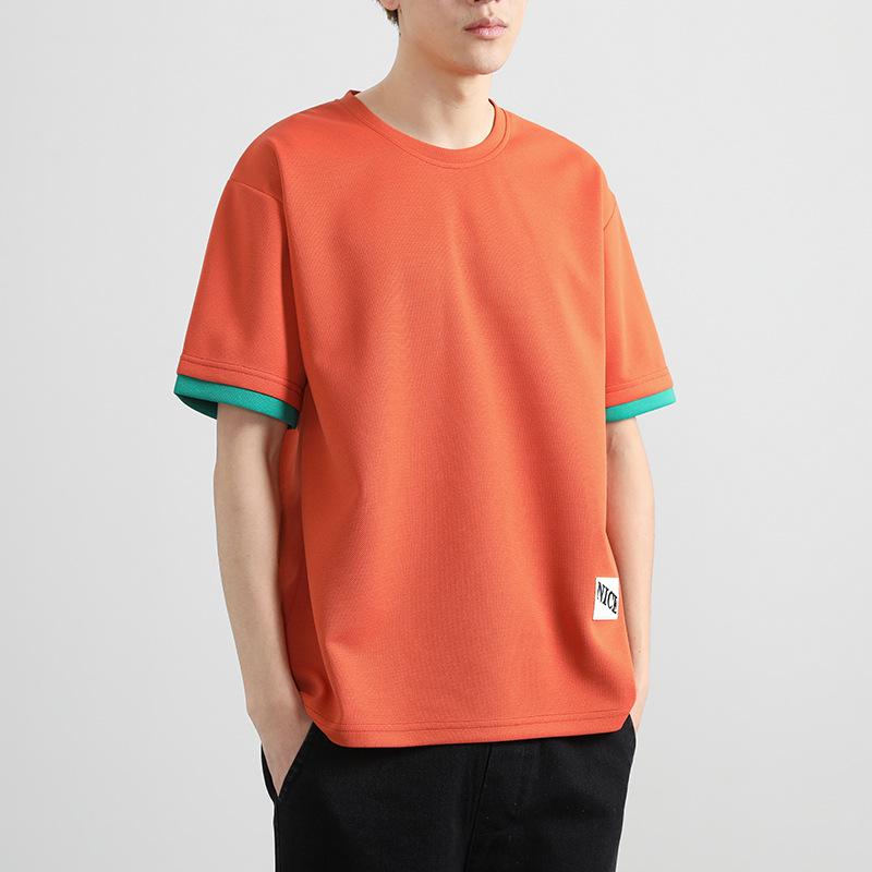 Плюс размер 8XL Мужская летняя футболка с коротким рукавом Повседневная свободная футболка