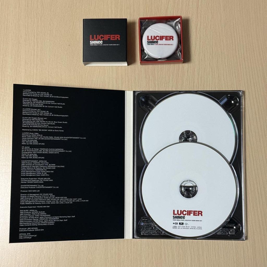 [USED] SHINee Replay JULIETTE LUCIFER CD & DVD Japanese Edition