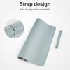 Mouse Pad with Fastening Strap Reversible Easy To Clean Smooth Surface Non-Slip Large Desk Blotter