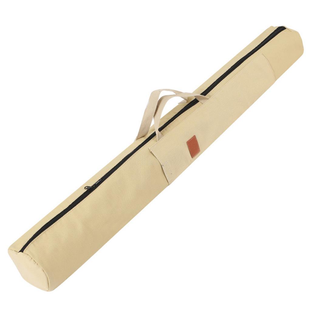 Portable Outdoor Fishing Rod Organizers Bag Canvas Fishing Poles Carry Organizers Folding Fishing Tackle Storage Bag