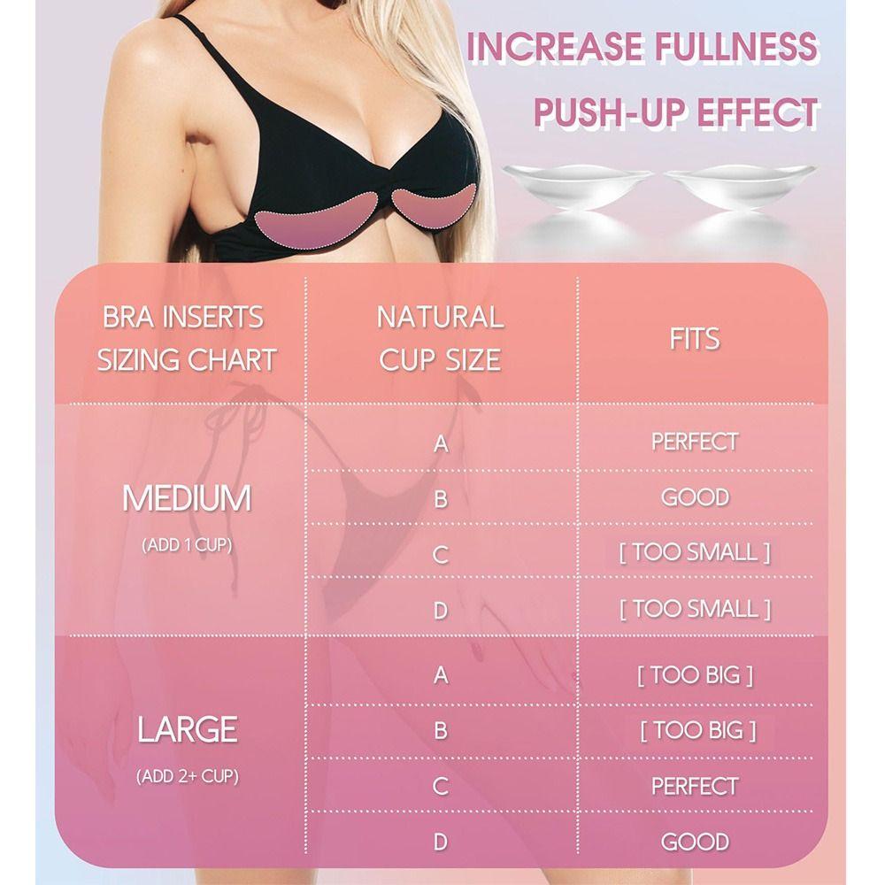 Soft Breast Pads Silicone Padding Bust Enhancer Hot Inserts Breast Pads  for Bikini Swimsuit