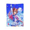 Uma Musume Pretty Derby Blanket Fleece All Season  Portable Lightweight Thin Throw Blankets for Sofa Bedroom Bedspreads
