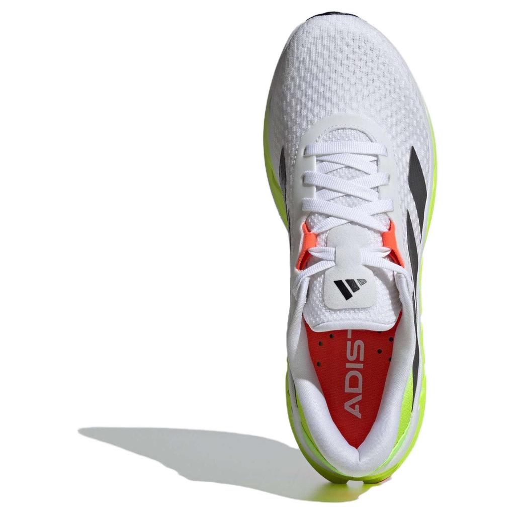 adidas Adistar 3 Удобные Прочные Кроссовки с Отскоком Низкие для Бега на Длинные Дистанции Мужские Кроссовки Белый Серый Зеленый IE8222