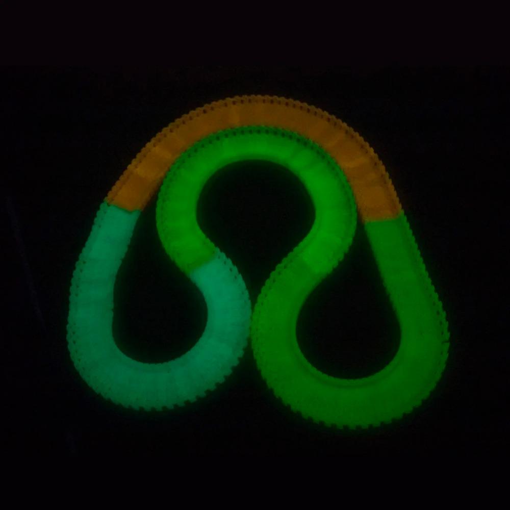 Волшебный светящийся гоночный автомобиль, игрушечный автомобиль, светодиодный свет, электроника, автомобильные треки, игрушечные детали автомобиля для детей, мальчиков и девочек, подарок на день рождения