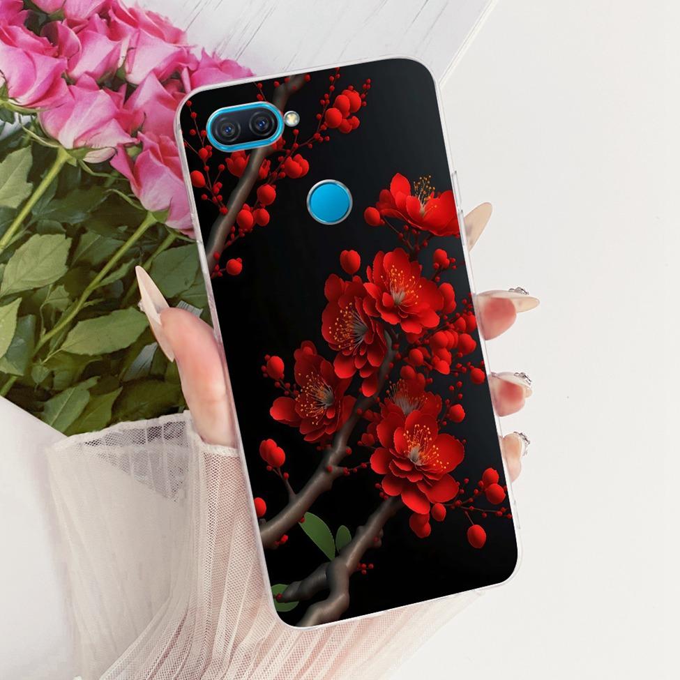 Для Oppo A12 Прозрачный Чехол Эстетичный Роскошный Милый Модный Цветочный Забавный Расписной Корпус Для Oppo A 12 CPH2083 CPH2077