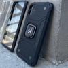 Armored case cover + magnetic holder Samsung Galaxy A22 4G Ring Armor red