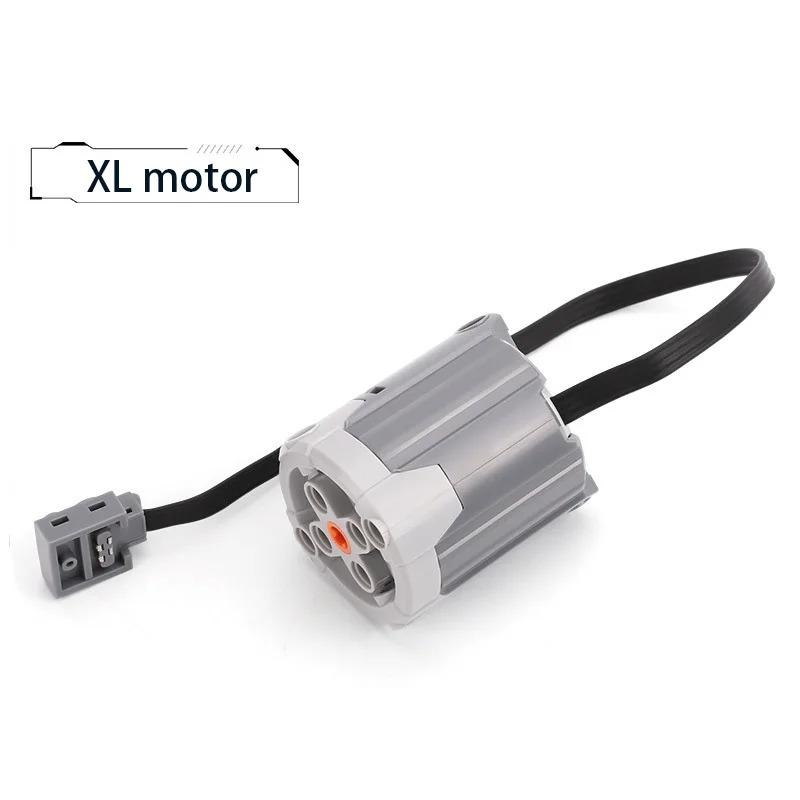 Remote Control Electric Motor Car Set Battery Box/ Switch /Led Light/ Power Function Moc Building Blocks Motor Toys For Kids