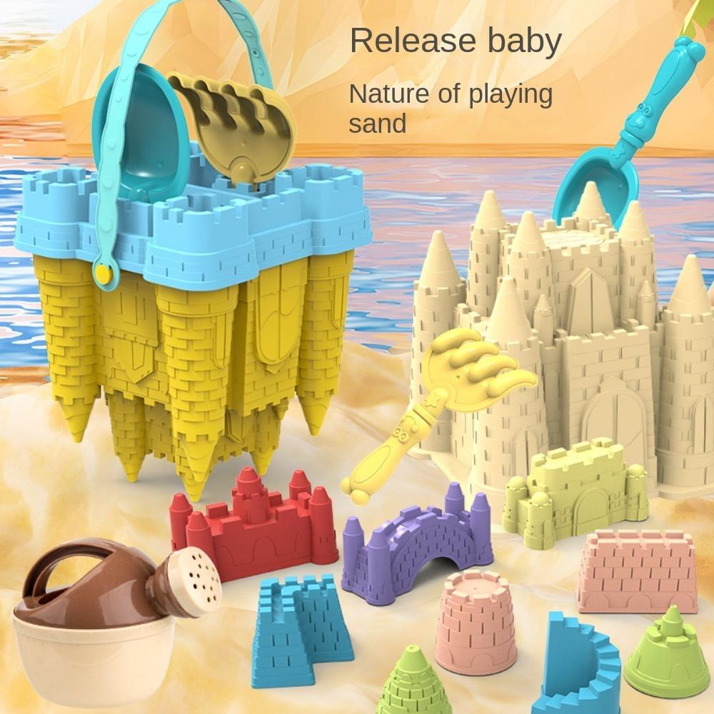 Beach Accessories Beach Sand Toys Set Summer Toys Castle Bucket Play Sand Set  Outdoor Games