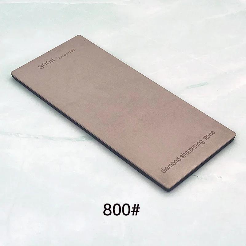 Алмазные точильные камни 120/600/1500/3000 грит Точилка для ножей Нескользящая основа Набор инструментов для заточки кухонных ножей Пластина-хлопья