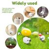 Miniature Sheep Figures Resin Realistic Mini Animals Model DIY Sheep Cake Moss Landscape Ornament for Craft Tabletop Party Decor