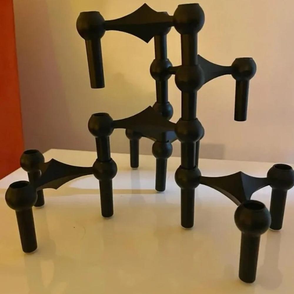 Metal Molecular Structure Candle Stand Nordic Home Decore Candelabra New Candle Holder  Gift