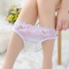 STARSAS Открытые мягкие шорты с Т-образной спинкой, Трусики, Кружево, Демонстрирующие трусики, Ластовица, Девушки, Женщины, Сексуальные, (белый)