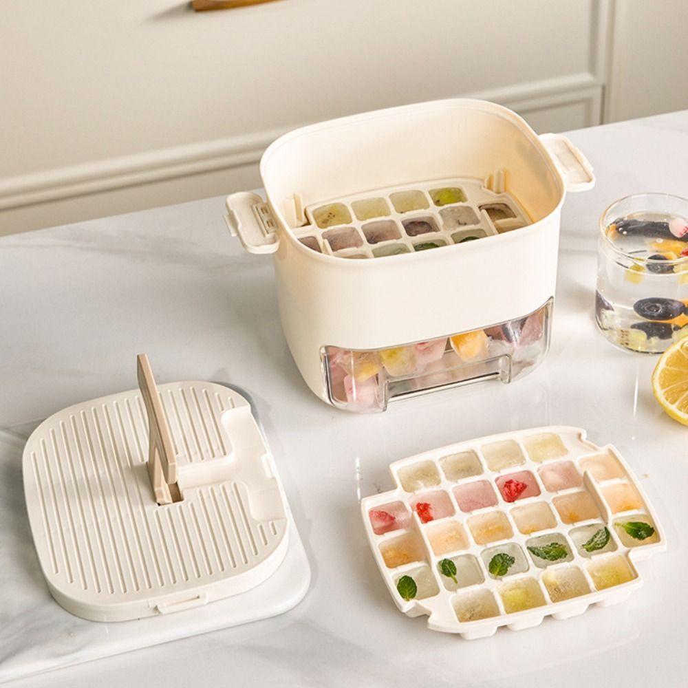 Поддон для льда пищевого класса, двухслойный, легкоочищаемый, для хранения льда, летний