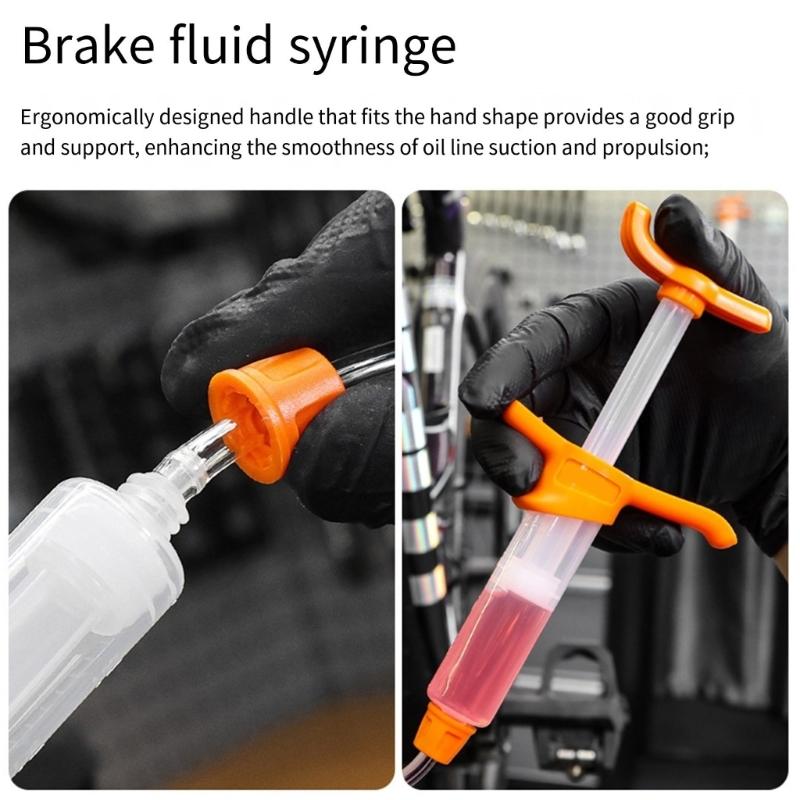 Комплекты для прокачки тормозов велосипеда Инструмент для прокачки гидравлических дисковых тормозов Комплекты для прокачки масла гидравлических дисковых тормозов для дорожного велосипеда Простые в использовании