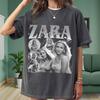 Футболка в стиле Zara Larsson, Футболка для фаната поп-музыки, Графическая футболка в ретро-эстетике, Летняя свободная футболка для мужчин и женщин, Топ