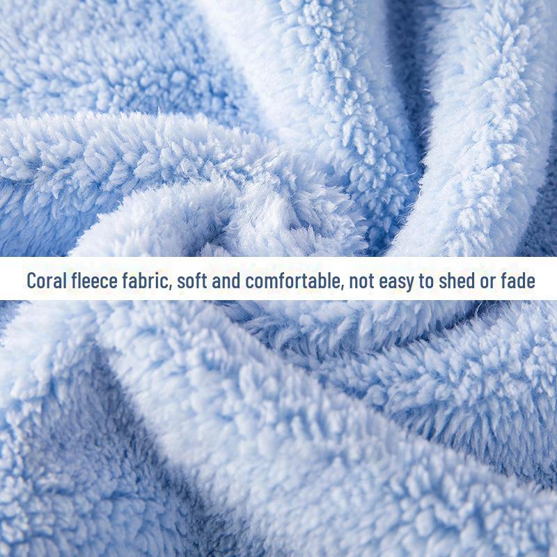 Полотенце для ванны Cross-Border Pet Coral Fleece - суперабсорбент для собак и кошек