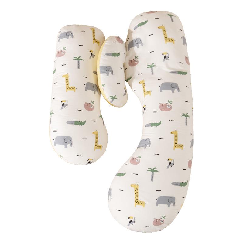 J-Shaped Pregnant Women's Waist Pillow Soft Comfort Pregnancy Pillow Abdominal Support During Pregnancy Cushion Maternity Pillow