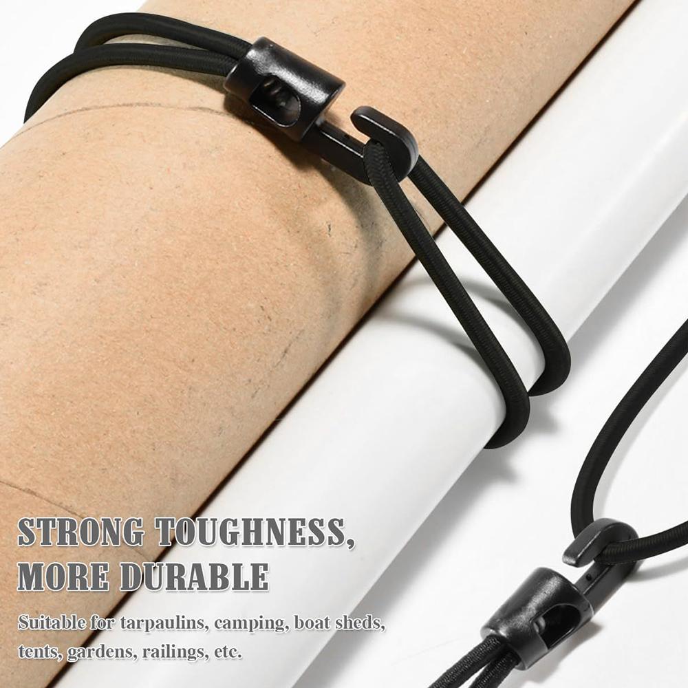 Новый 20 шт 25 см эластичный шнур с крючками для брезентов, палаток, сеток, кемпинга
