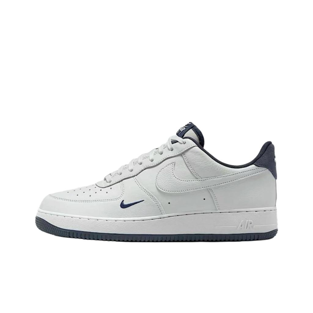 Nike Air Force 1 Slip Resistant Abrasion Resistant Low top Skateboard Shoes Unisex Black White HM9483-001(Team619-)
