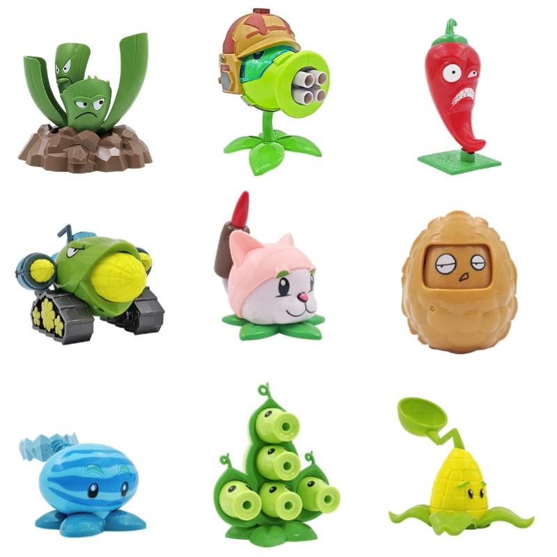 Растение против. Игрушечный автомат-пулемет для зомби, стреляющий горохом, васильковый набор аксессуаров, сумка