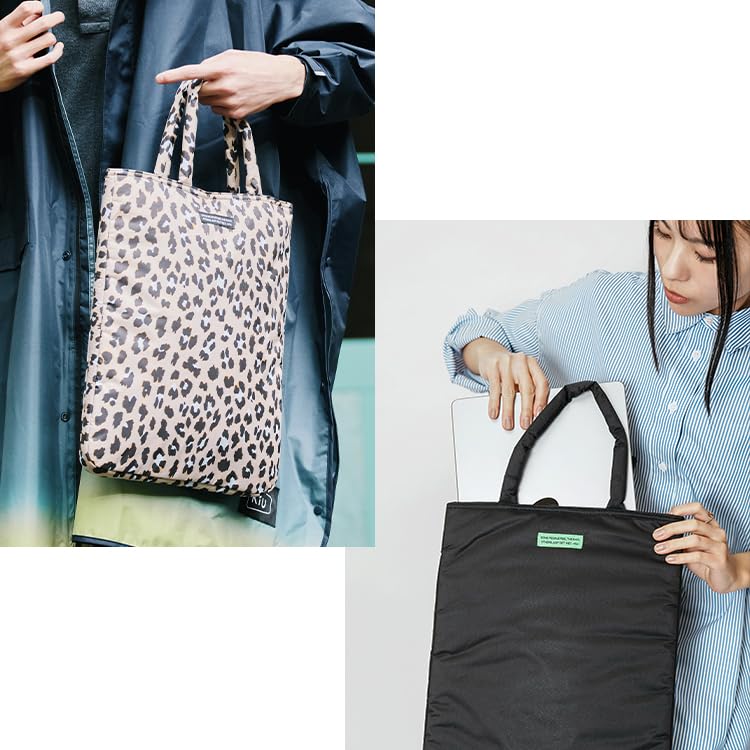 PC Gadget Tote Bag PC GADGET TOTE BAG Waterproof Water Repellent PC Bag Tote Bag Padded Cushion Documents A4 B4 Pocket Stylish Unisex Men Women Unisex