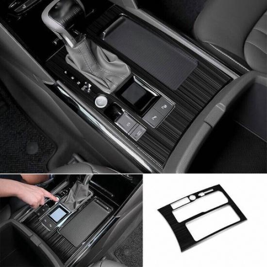 Для VW Teramont Atlas 2018- Черная Сталь Панель Отделки Панели Переключения Передач Центральной Консоли