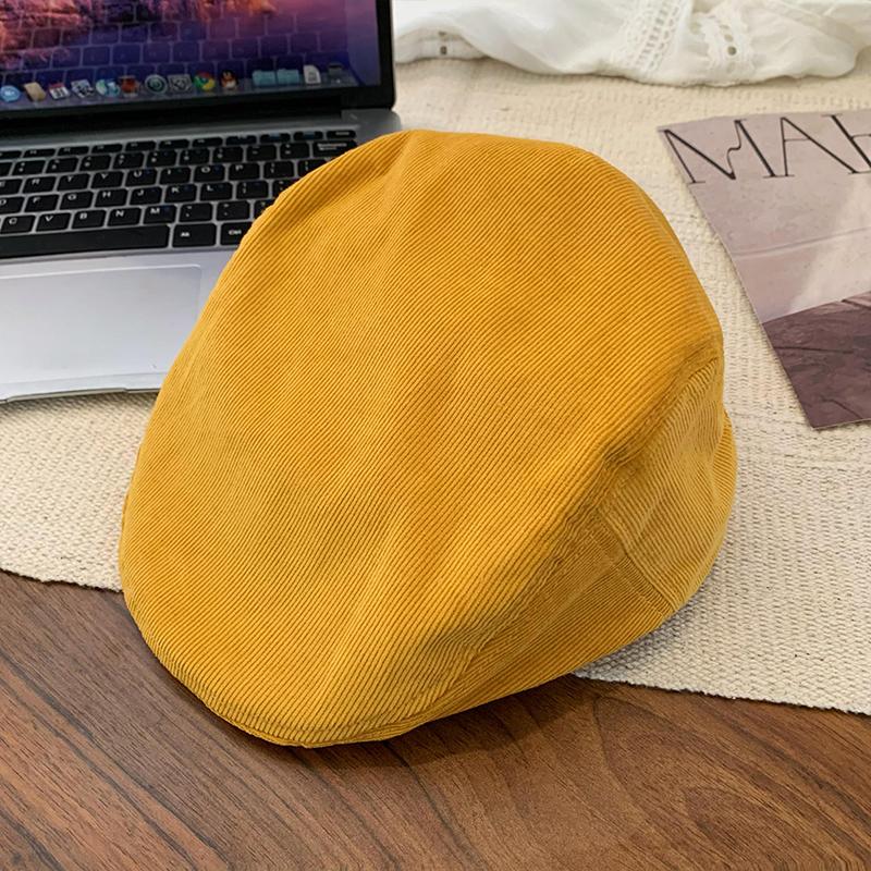 Японские новые простые нишевые береты синего цвета Casp для женщин, летние тонкие универсальные шляпы Show Face, маленькие ретро-литературные шляпы Forward