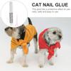 1-10 шт. Накладки на кошачьи когти Клей Колпачки для кошачьих когтей Накладки на кошачьи ногти с клеем Подходят для кошек собак ногтей