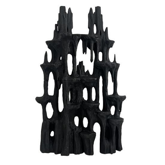 Аквариумный камень Горный вид Искусственное скальное образование Горное украшение Камень для аквариума Рокарий Прячущая пещера для маленьких рыб креветок