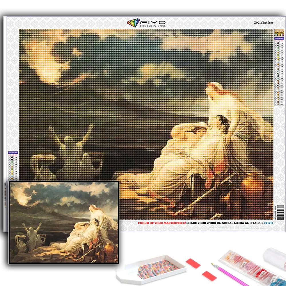 Набор для вышивки крестом DIY Алмазная вышивка Мир Шедевр Алмазная картина Домашний декор