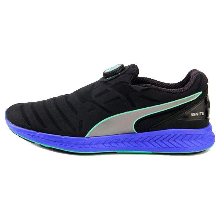 Puma Ignite Disc Low Top Lifestyle Casual Shoes Women Shoes Black Purple 188617-02