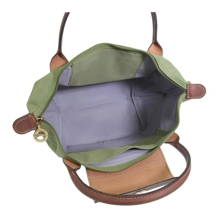 LONGCHAMP Le Pliage Canvas Leather Dumpling Bag Handbag Small Unisex Avocado Green (Unisex) Handbags 1621089P77