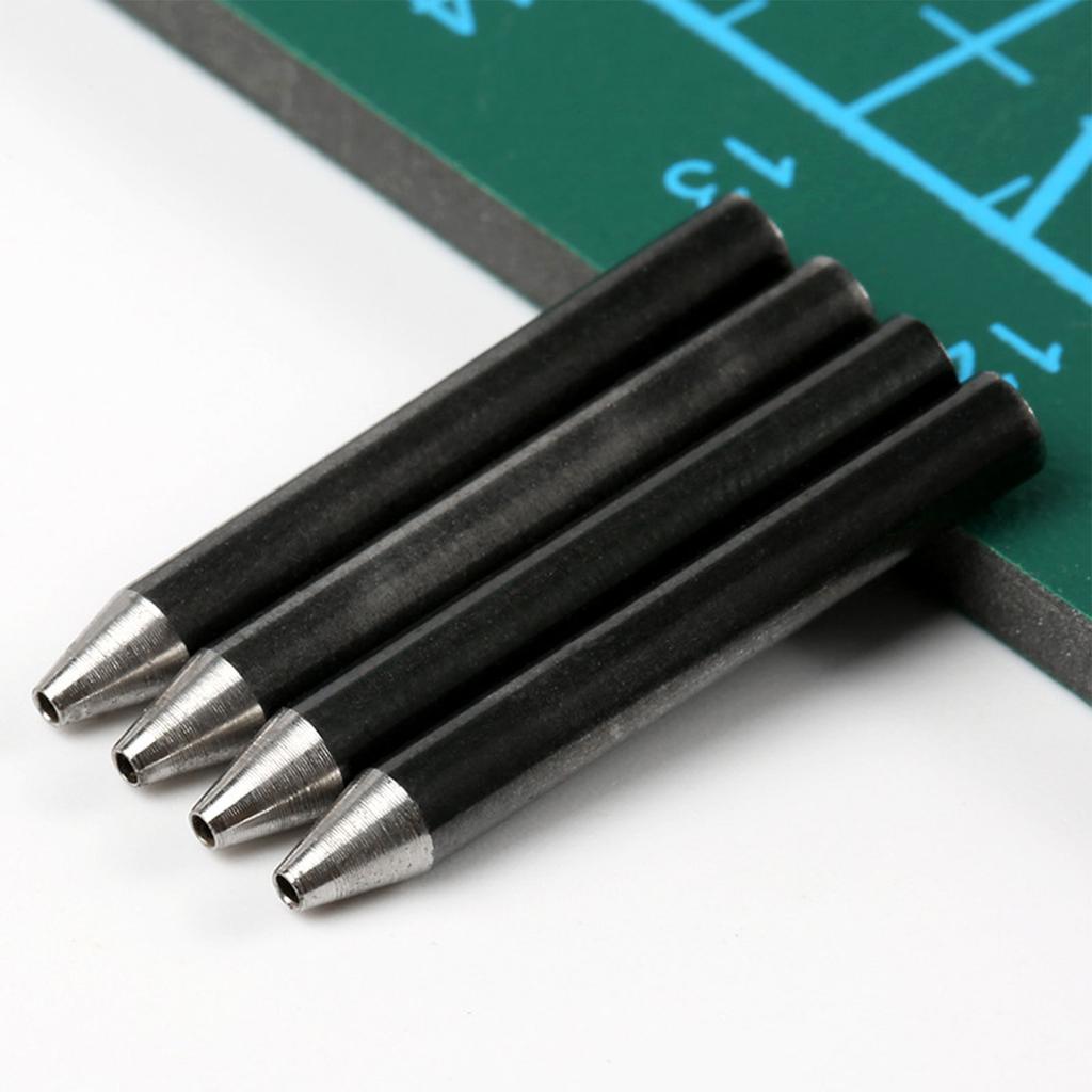 Round Steel Leather Hole Puncher 3mm Leather Craft Hole Punch Cutter for Watch Band Gasket Belt Strap Shoe Fabric Canvas