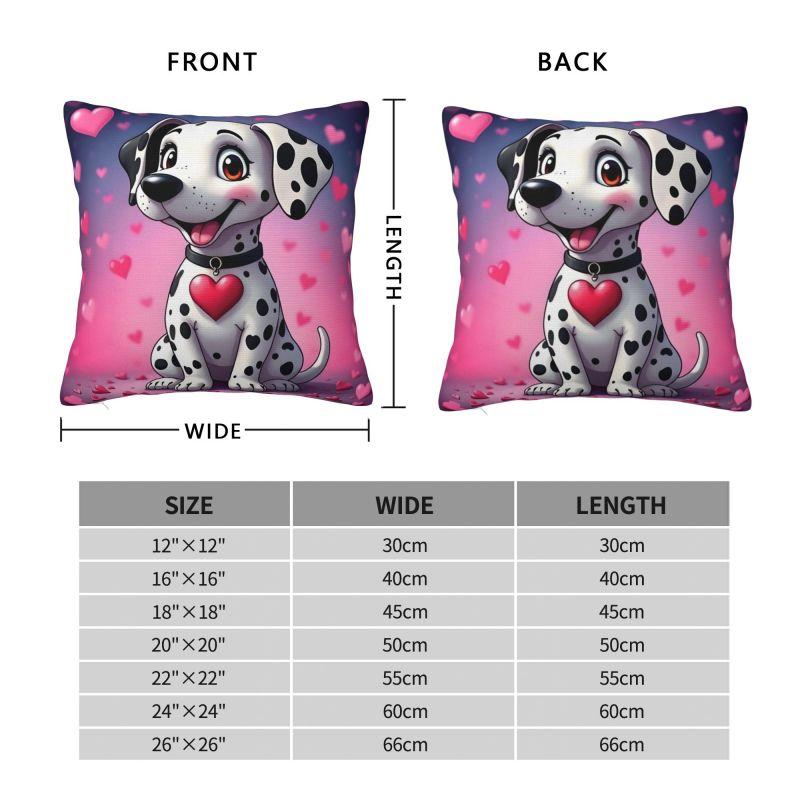 Custom Cartoon Dalmatians Disney Cushion Cover 101 Anime Kawaii Dog Velvet Nordic Throw Pillow Case Home Decor