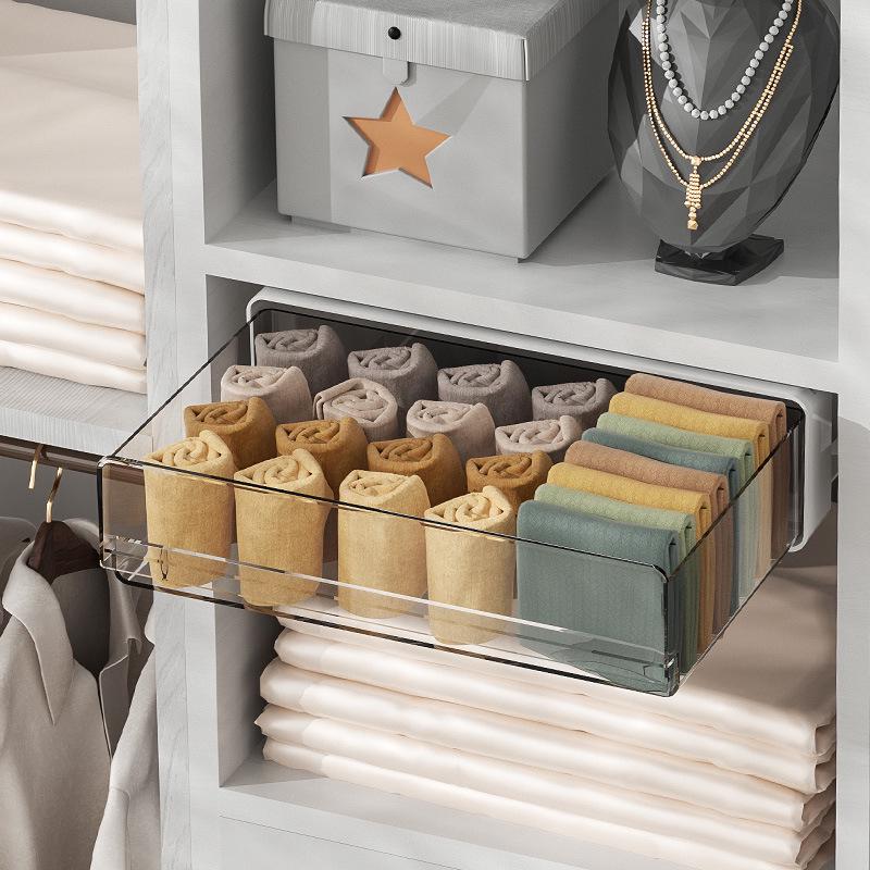 Выдвижной органайзер под стол: Невидимый ящик для хранения канцелярских принадлежностей