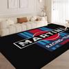 Коврики для комнаты с логотипом M-Martini Racing, моющиеся, нескользящие, для гостиной, под диван, кресла, коврик для зоны, кухонный коврик