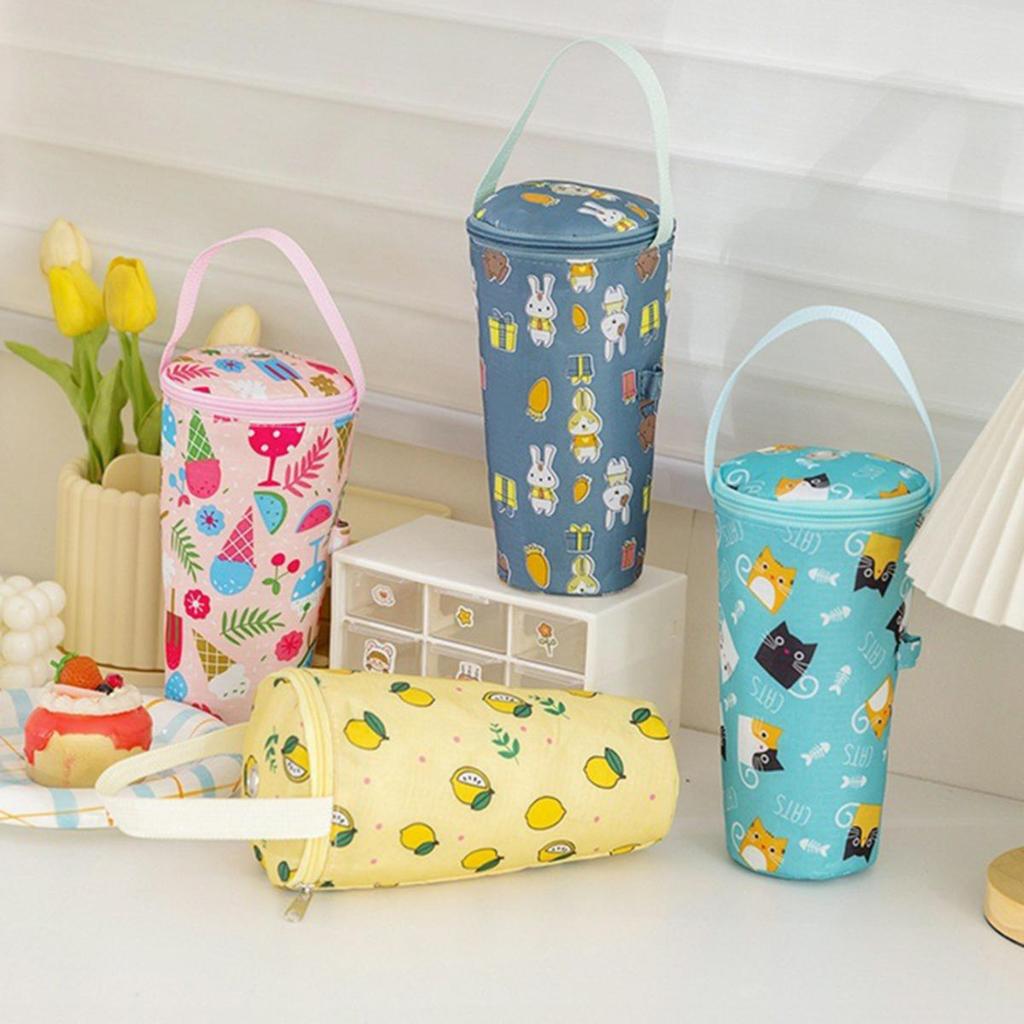 Portable Milk Tea Tote Bag Heat Preservation Bag Eco-friendly Multipurpose Handbag Carrying Insulated Cup Covers Cup Accessories