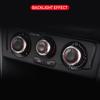 Aluminum Alloy Car AC Knob for Volkswagen VW Polo 2004-2013 Car Air Conditioning Heat Control Switch Knob Accessories