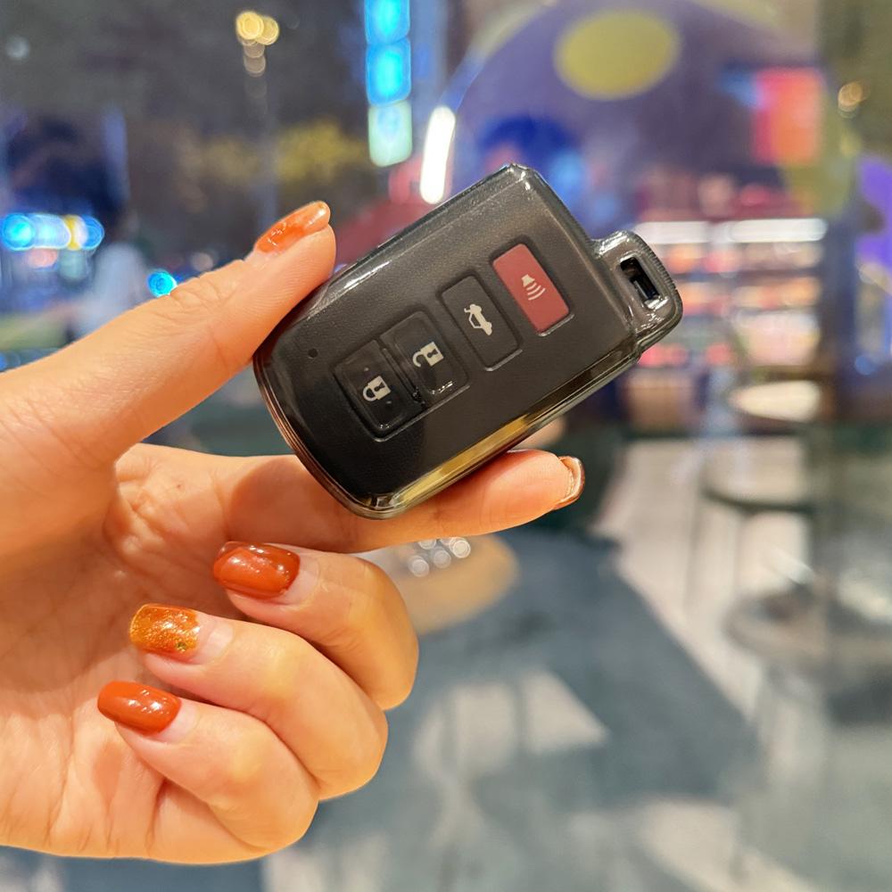 2/3/4 Buttons Car Key Case Cover for Toyota Prius CHR Aygo Corolla Yaris RAV4 Camry Land Cruiser Highlander Prado Auris Avalon