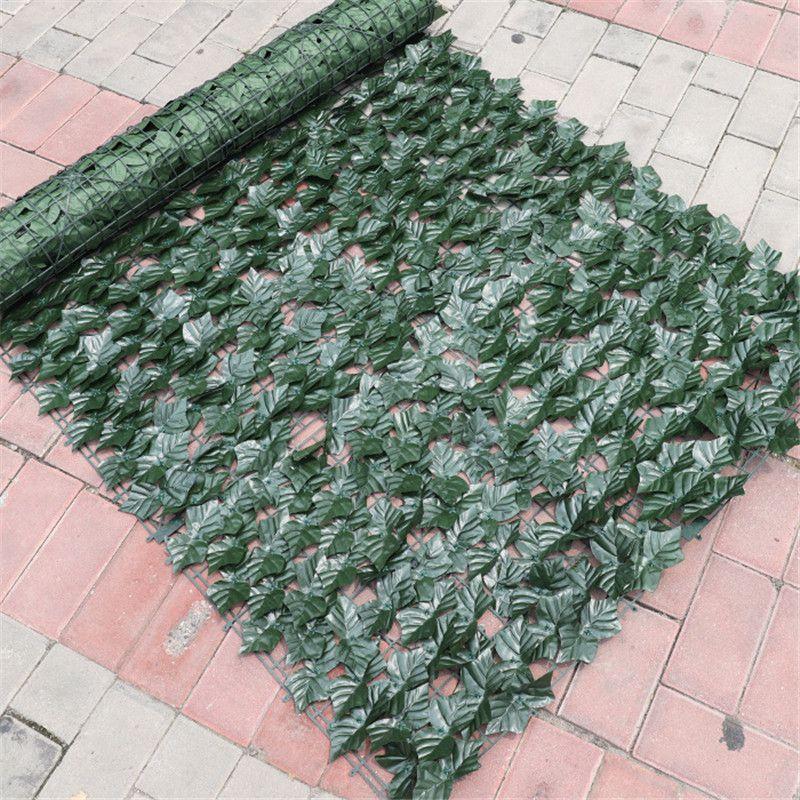 Роскошный рулон искусственных листьев для садового забора, обеспечивающий максимальную приватность и красоту