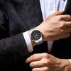 POEDAGAR Fashion Quartz Men's Watch Luminous Waterproof Stainless Steel Men Clock Chronograph Date Casual Watches For Man Reloj