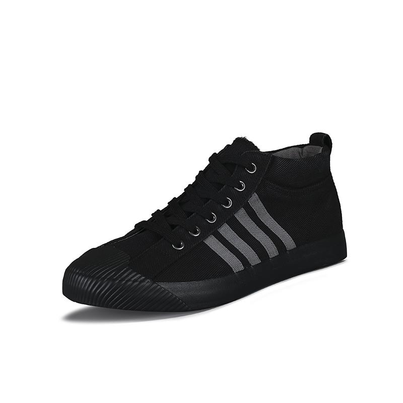 Классические мужские вулканизированные туфли в стиле ретро красного цвета, удобные повседневные кроссовки на плоской подошве, мужские высокие вулканизированные туфли на шнуровке, мужские эспадрильи