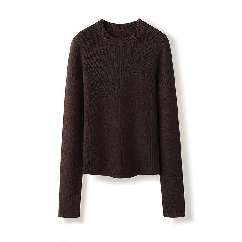 Women's Spring Slim Fit Merino Wool Pullover Sweater