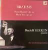 CD БРАМС, РУДОЛЬФ СЕРКИН - Фортепианный квинтет соч. 34 / Трио для валторны соч.. 5164972 Sony Classical 2004 Австрия Классика Б/у