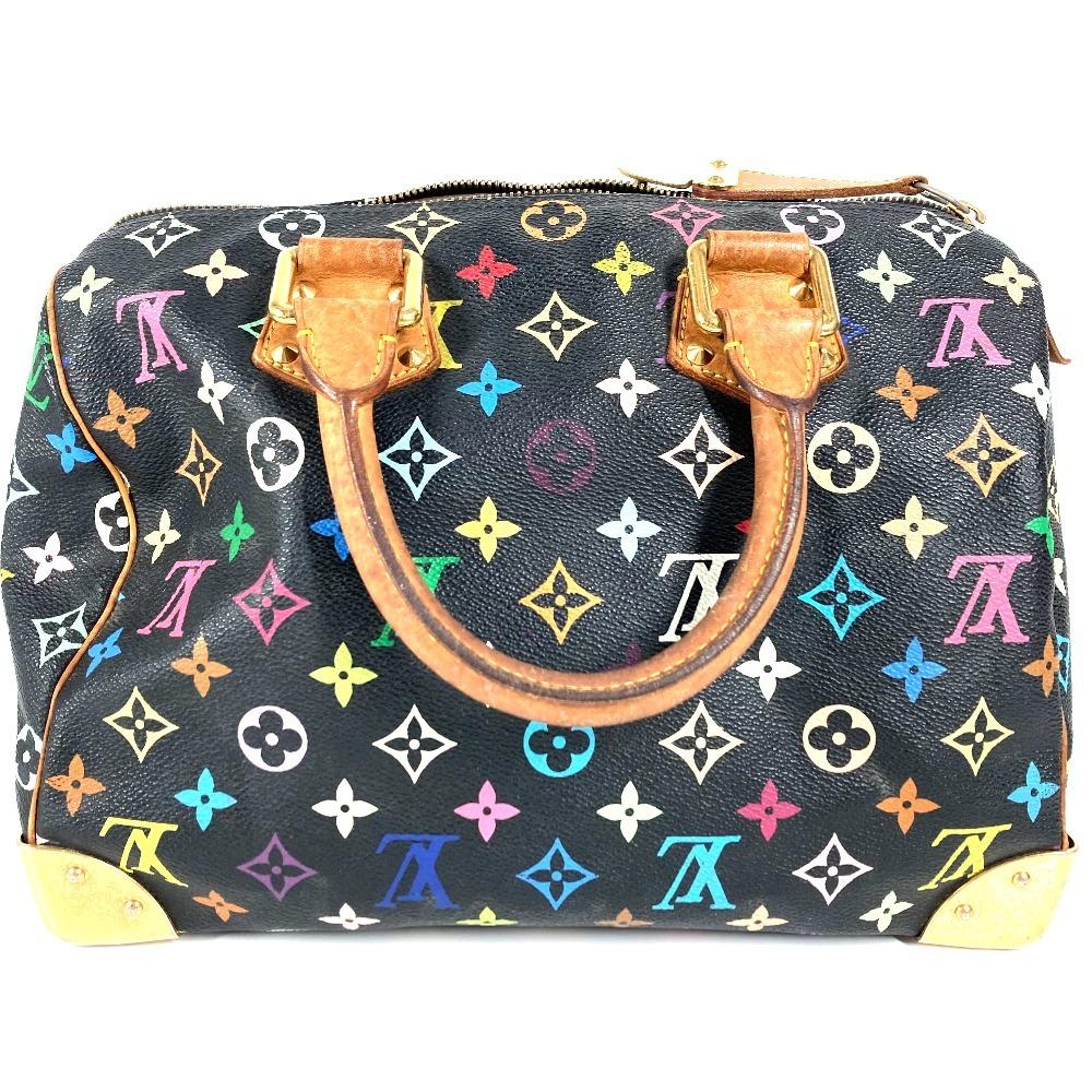 Louis Vuitton M92642  MonogramMulticolore Speedy30 Сумка-тоут Черный